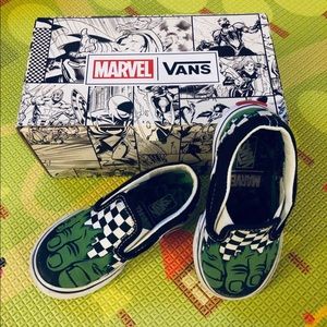 Toddler Marvel (Hulk) Slip-on Vans